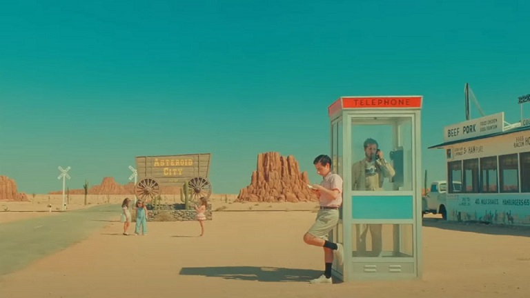 Desert scene from Asteroid City